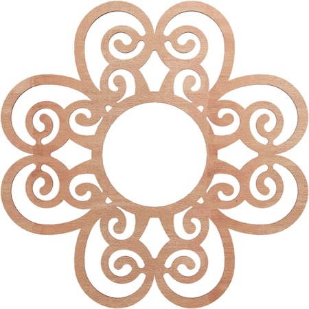 Ekena Millwork Cohen Wood Fretwork Pierced Ceiling Medallion, Cherry, 20"OD x 6 7/8"ID x 1/4"T CMWP20X20X0250COCH